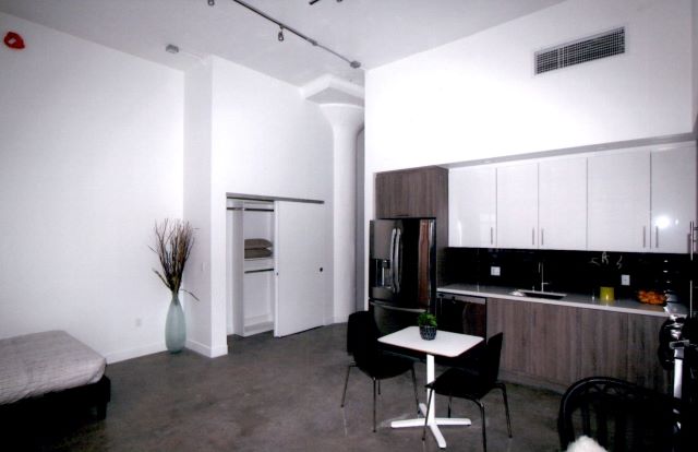 After: interior of apartment unit after rehabilitation